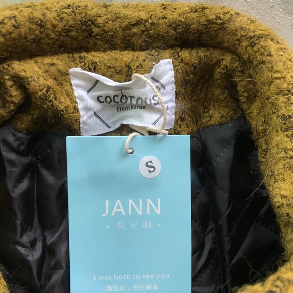 Long coat in beautiful green color! - Picture 2 of 5